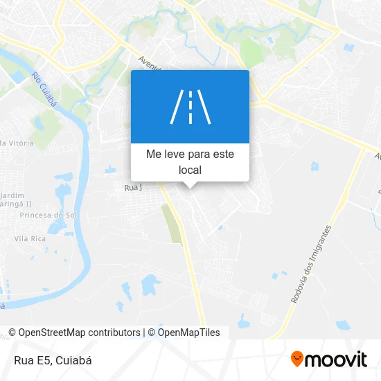 Rua E5 mapa