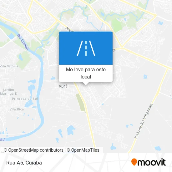 Rua A5 mapa