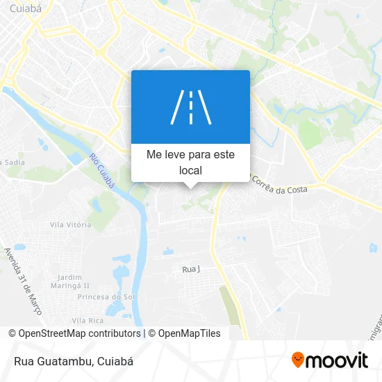 Rua Guatambu mapa