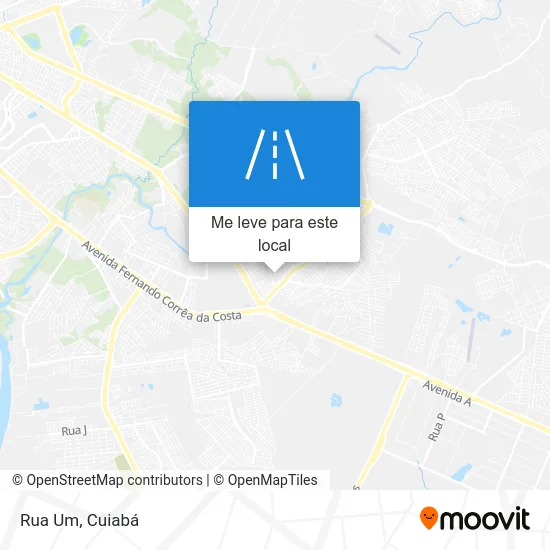 Rua Um mapa