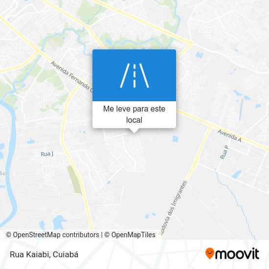 Rua Kaiabi mapa