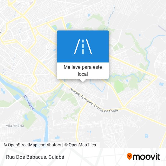Rua Dos Babacus mapa