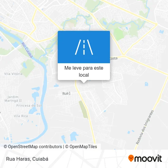Rua Haras mapa