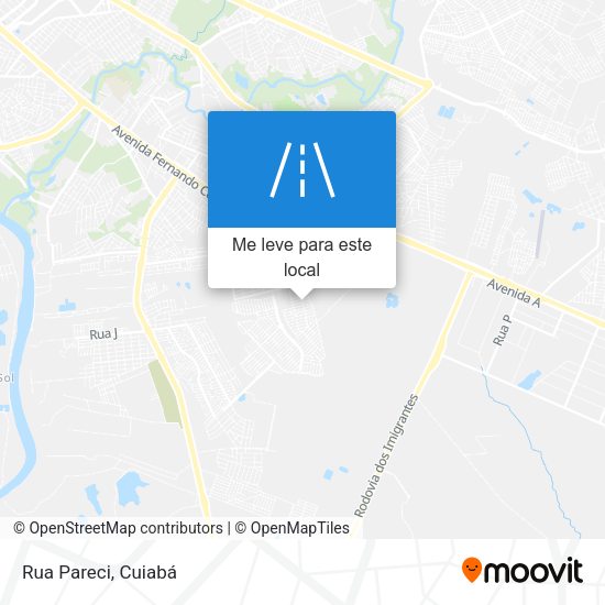 Rua Pareci mapa