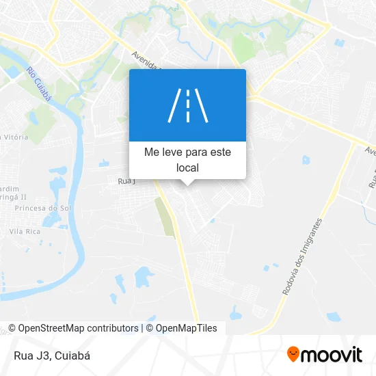 Rua J3 mapa