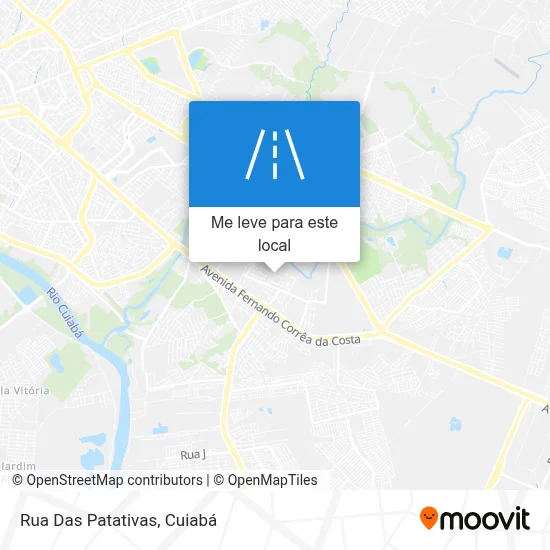 Rua Das Patativas mapa