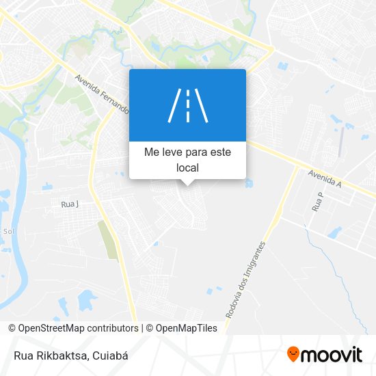 Rua Rikbaktsa mapa