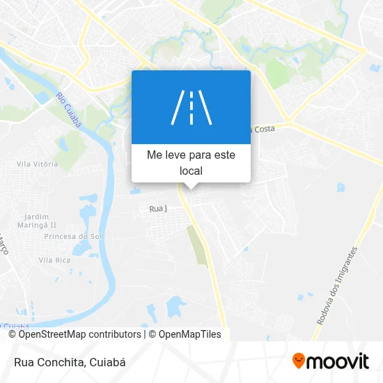 Rua Conchita mapa