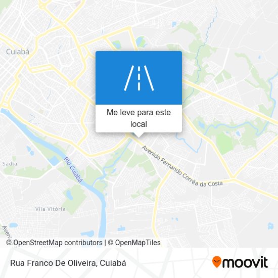Rua Franco De Oliveira mapa