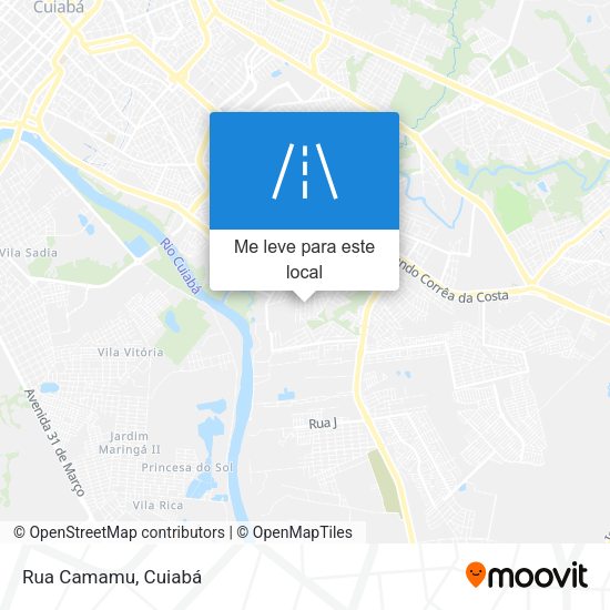Rua Camamu mapa