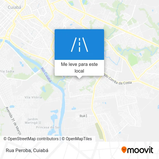 Rua Peroba mapa