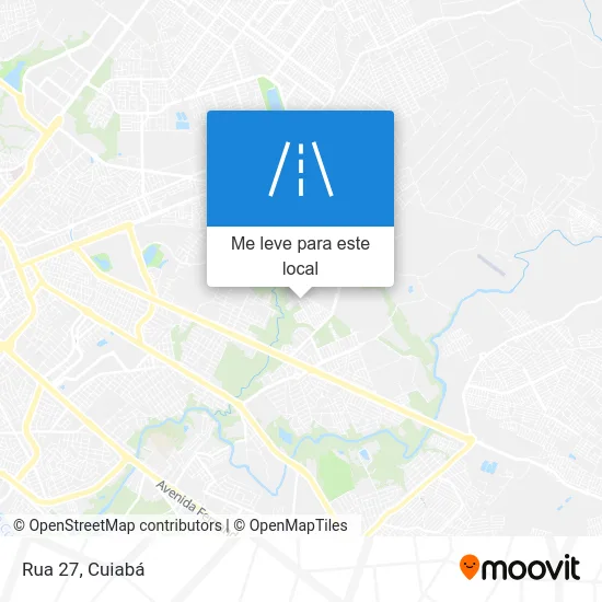 Rua 27 mapa