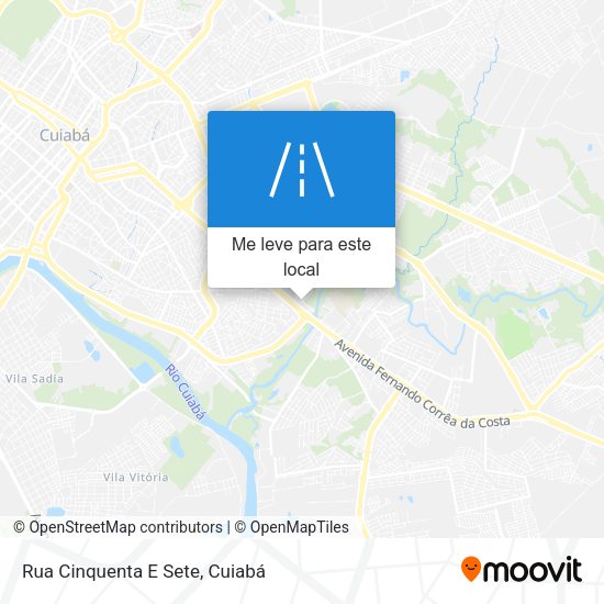 Rua Cinquenta E Sete mapa