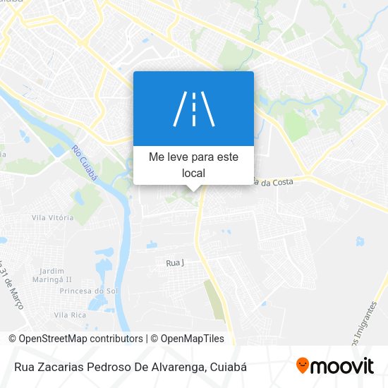 Rua Zacarias Pedroso De Alvarenga mapa
