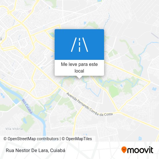 Rua Nestor De Lara mapa