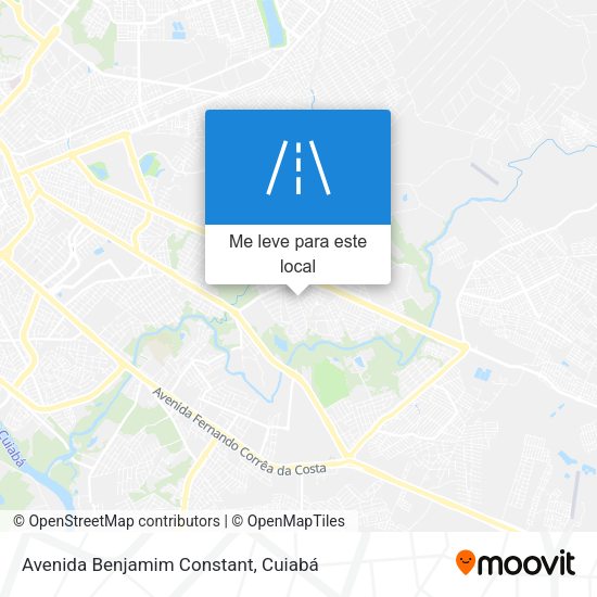 Avenida Benjamim Constant mapa