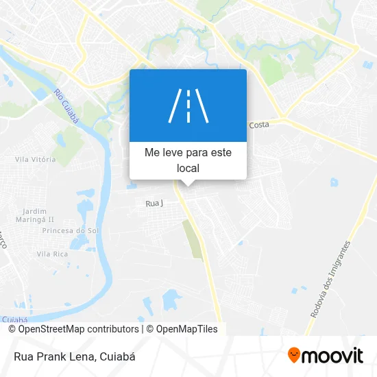 Rua Prank Lena mapa