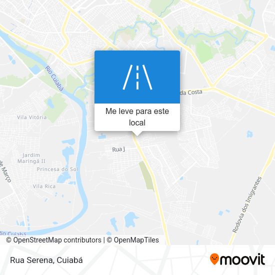 Rua Serena mapa