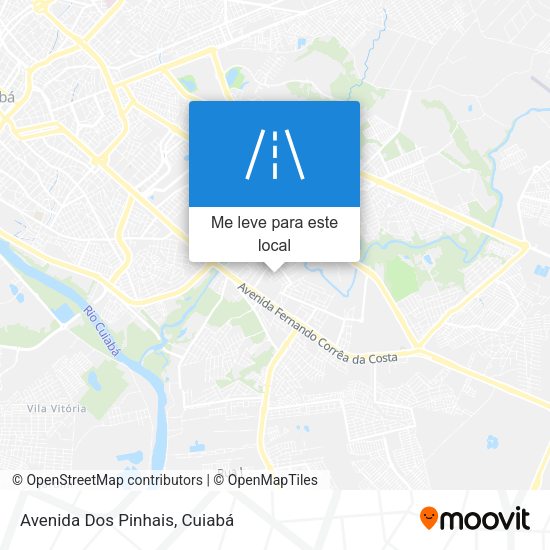 Avenida Dos Pinhais mapa