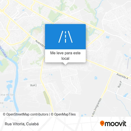 Rua Vitoria mapa