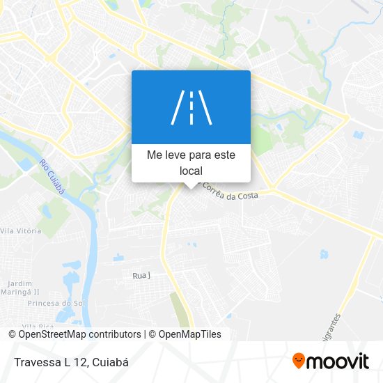 Travessa L 12 mapa