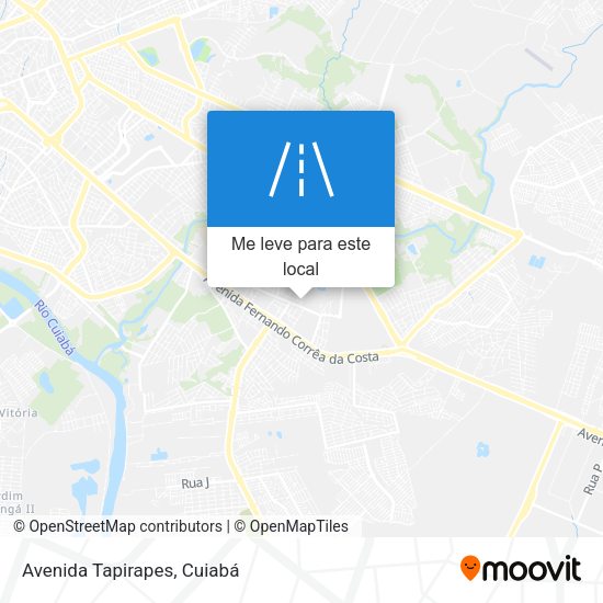 Avenida Tapirapes mapa
