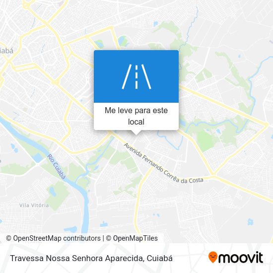 Travessa Nossa Senhora Aparecida mapa