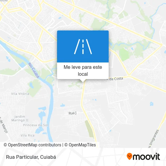 Rua Particular mapa