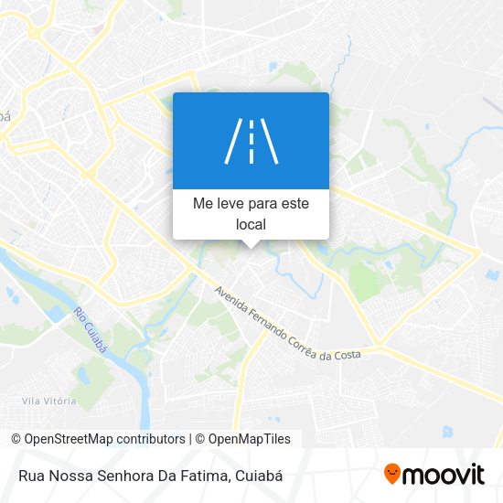 Rua Nossa Senhora Da Fatima mapa