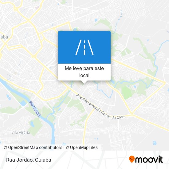 Rua Jordão mapa