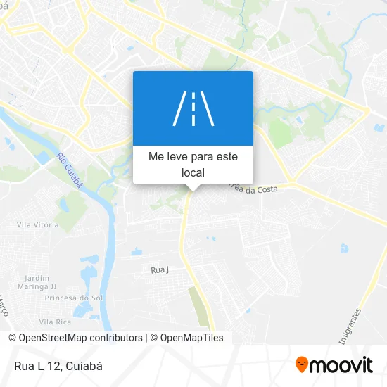 Rua L 12 mapa