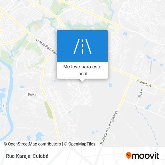 Rua Karaja mapa