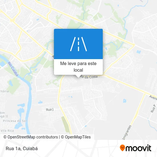 Rua 1a mapa