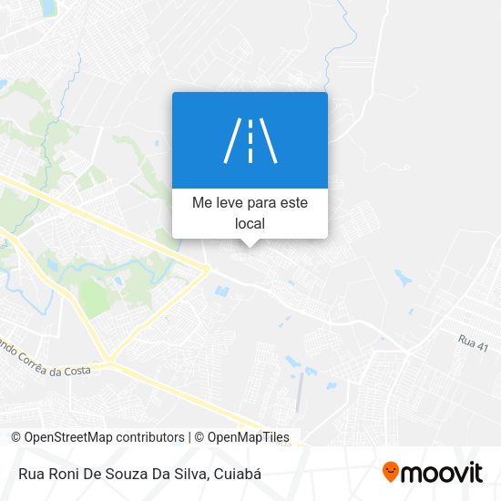 Rua Roni De Souza Da Silva mapa