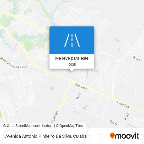 Avenida Antônio Pinheiro Da Silva mapa