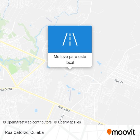 Rua Catorze mapa