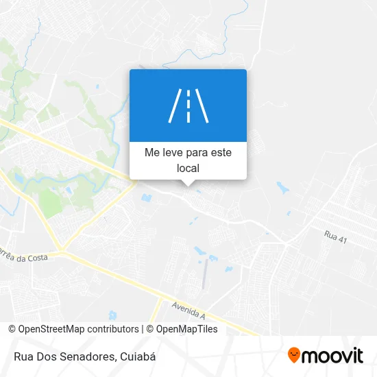 Rua Dos Senadores mapa