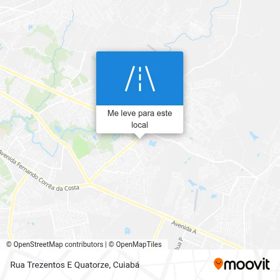 Rua Trezentos E Quatorze mapa
