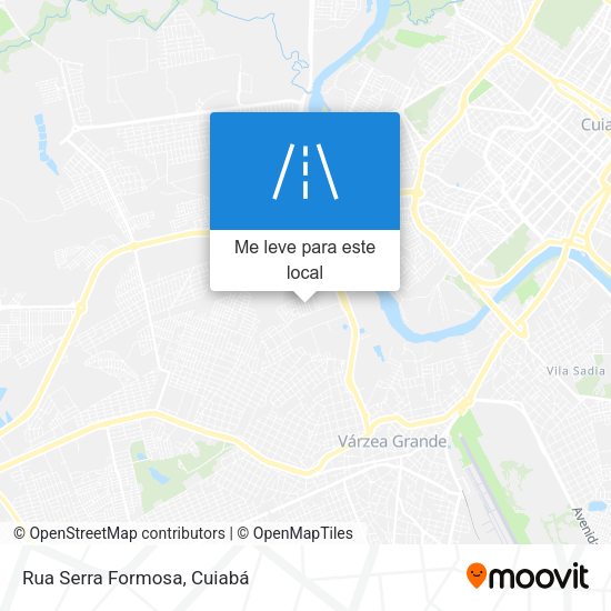 Rua Serra Formosa mapa