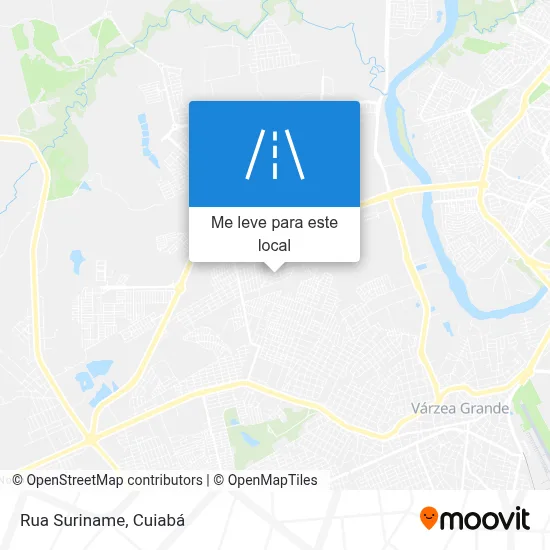 Rua Suriname mapa