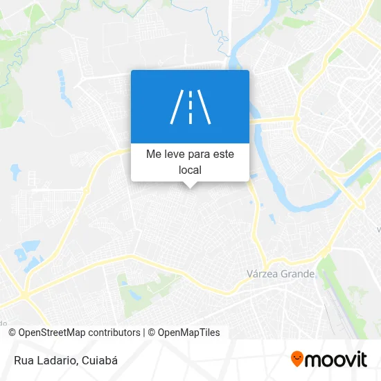 Rua Ladario mapa