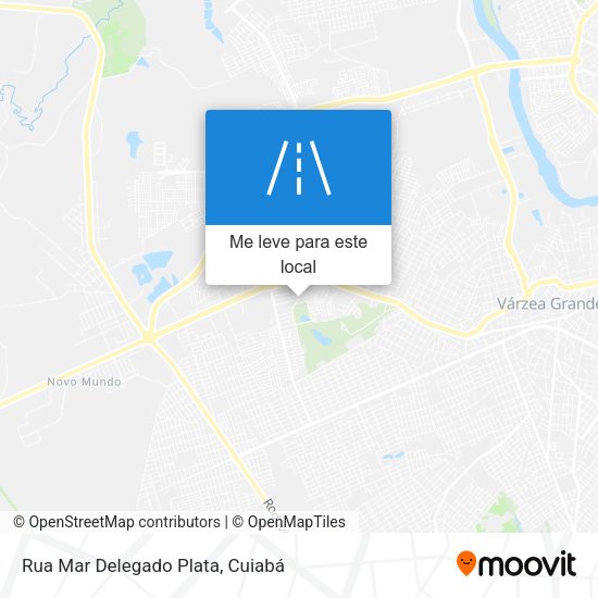 Rua Mar Delegado Plata mapa