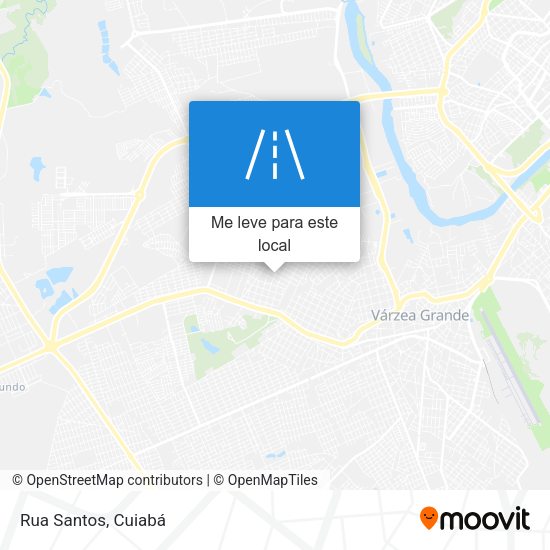 Rua Santos mapa