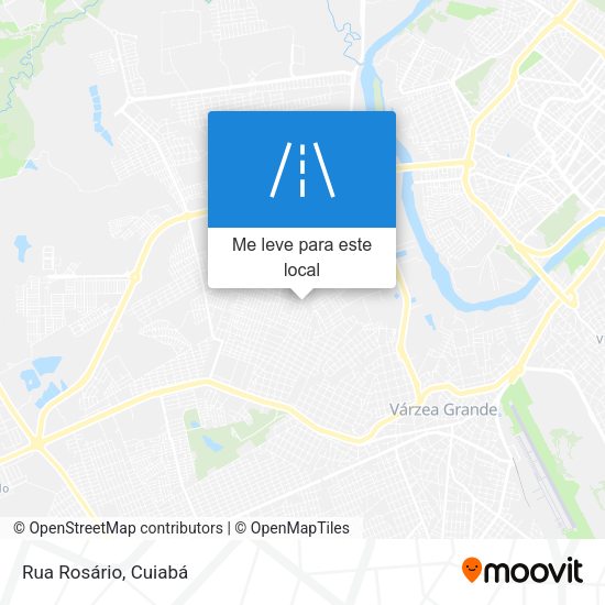 Rua Rosário mapa
