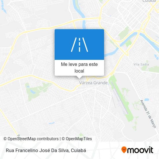 Rua Francelino José Da Silva mapa