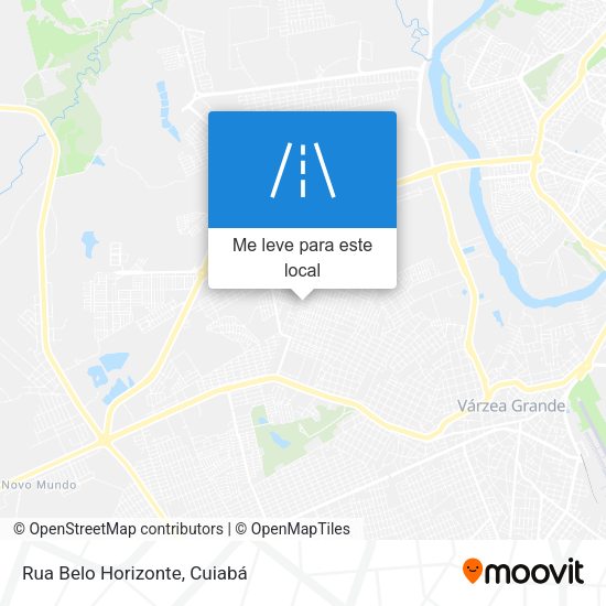 Rua Belo Horizonte mapa