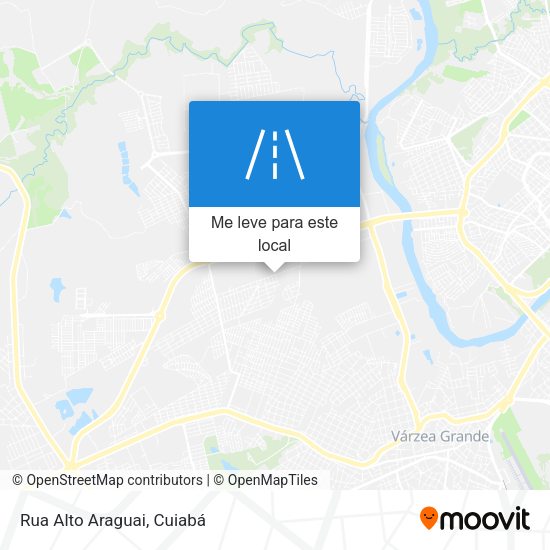 Rua Alto Araguai mapa