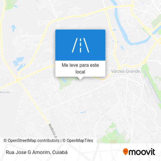Rua Jose G Amorim mapa