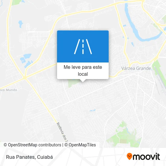 Rua Panates mapa