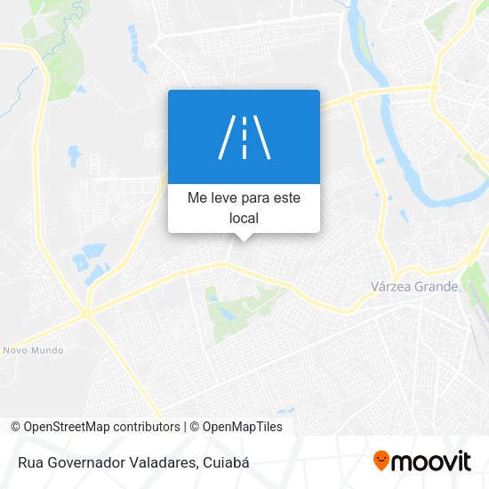 Rua Governador Valadares mapa
